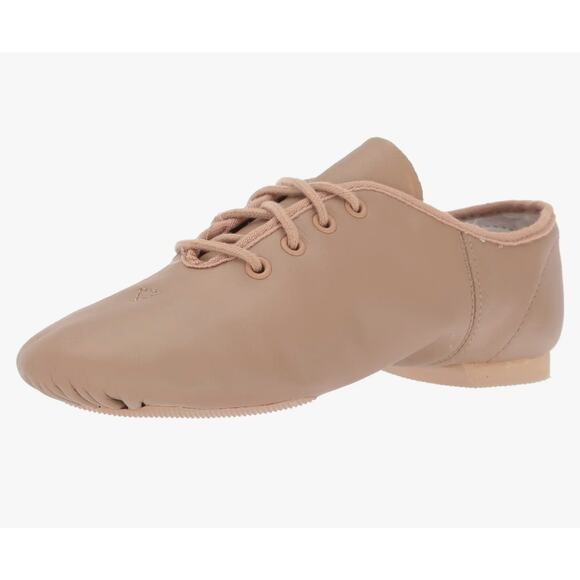 "Capezio Women's Economy Jazz Oxfords Shoe, Tan, Size 4W US". MSRP 45 - Picture 1 of 7